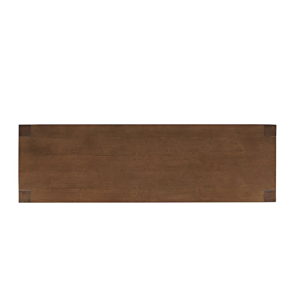 60" Modern Transitional Media Console TV Stand with Four-Door Cabinet Storage