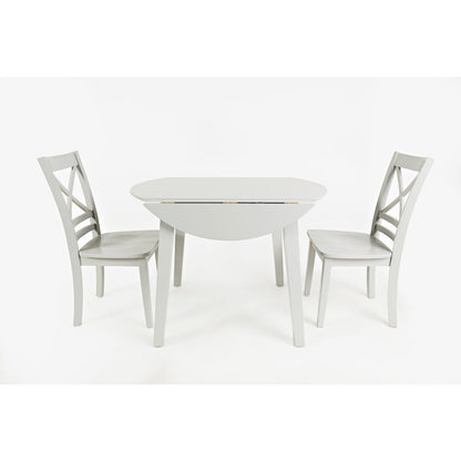 Simplicity Solid Wood Classic Round Drop-leaf Table