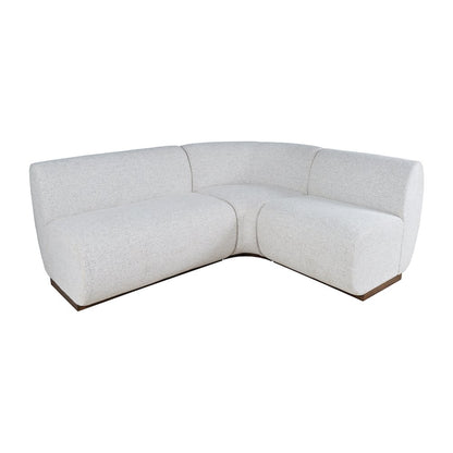 Modern Banquette Upholstered Sectional Bench Seating with Performance Fabric