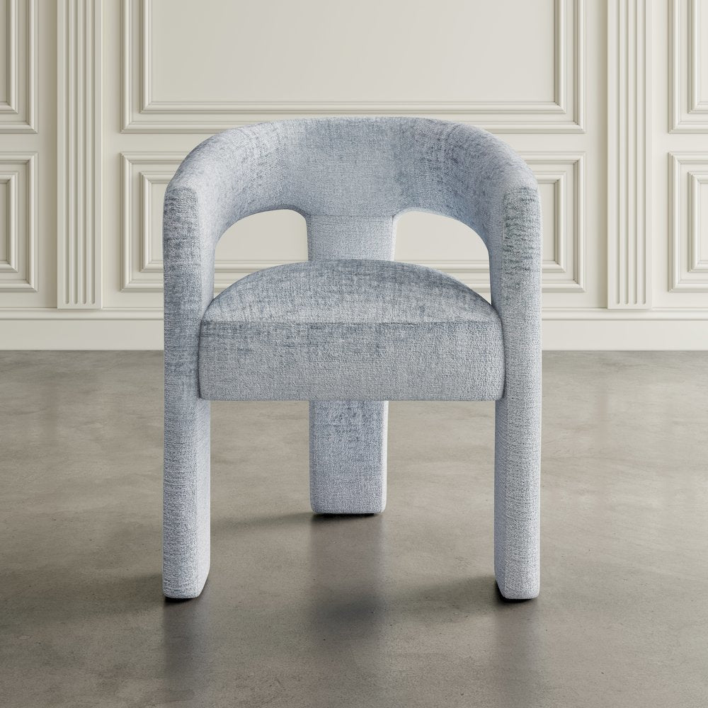 Gwen Modern Luxury Jacquard Fabric Upholstered Sculpture Armchair