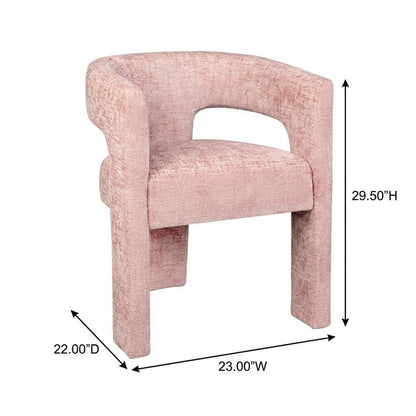 Gwen Modern Luxury Jacquard Fabric Upholstered Sculpture Armchair