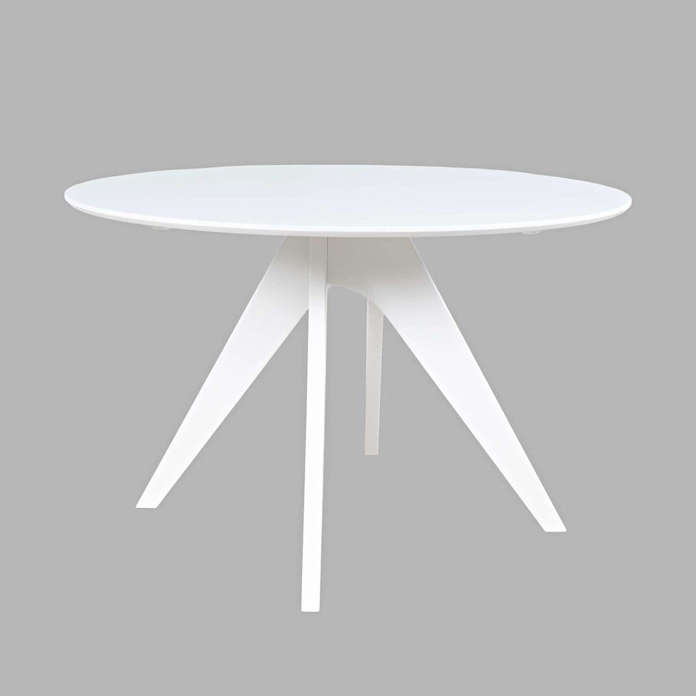 Axis Mid-Century Modern 47" Round Cross-Base Dining Table