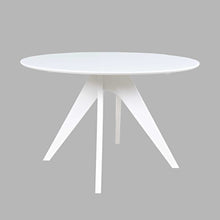 Axis Mid-Century Modern 47" Round Cross-Base Dining Table