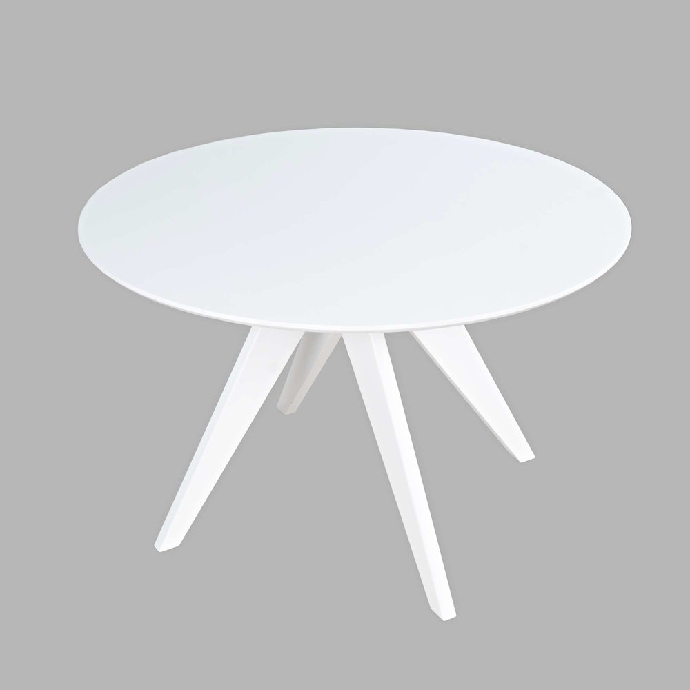 Axis Mid-Century Modern Five Piece Round Ladderback Swivel Dining Set