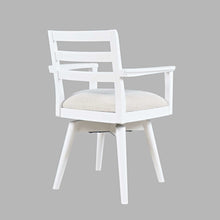 Axis Mid-Century Modern Five Piece Round Ladderback Swivel Dining Set