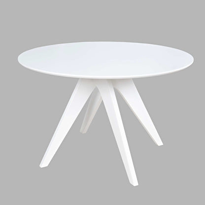 Axis Mid-Century Modern Five Piece Round Ladderback Swivel Dining Set