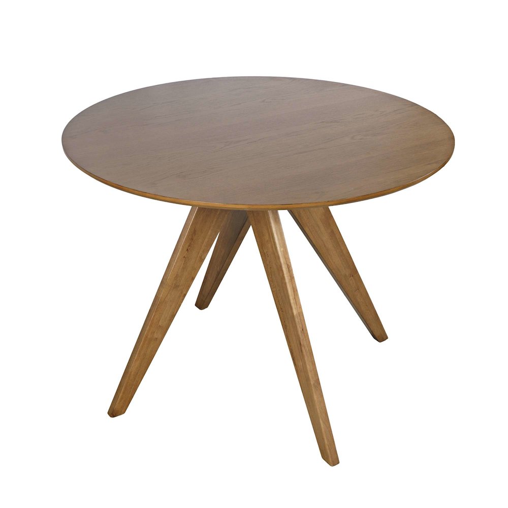 Axis Mid-Century Modern 47" Round Cross-Base Counter Height Dining Table