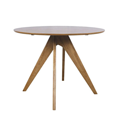 Axis Mid-Century Modern 47" Round Cross-Base Counter Height Dining Table