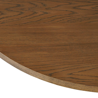 Auden 48" Round Counter Height Mid-Century Modern Fluted Pedestal Dining Table