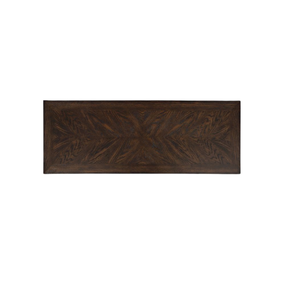 Brown Wooden Sofa Table with 2 Drawers – Elegant Entryway or Sofa Table