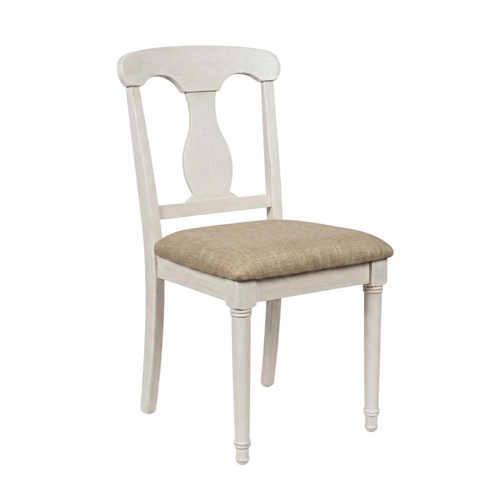 Upholstered Desk Chair with Wood Frame, Modern Accent Chair for Dining Room