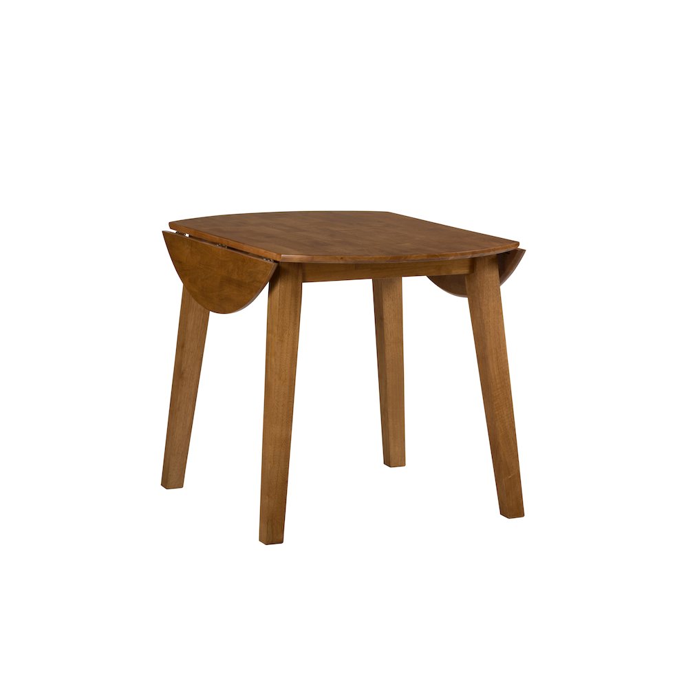 Simplicity Solid Wood Classic Round Drop-leaf Table