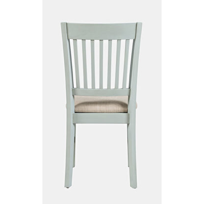 Craftsman Slat-Back Upholstered Desk Chair
