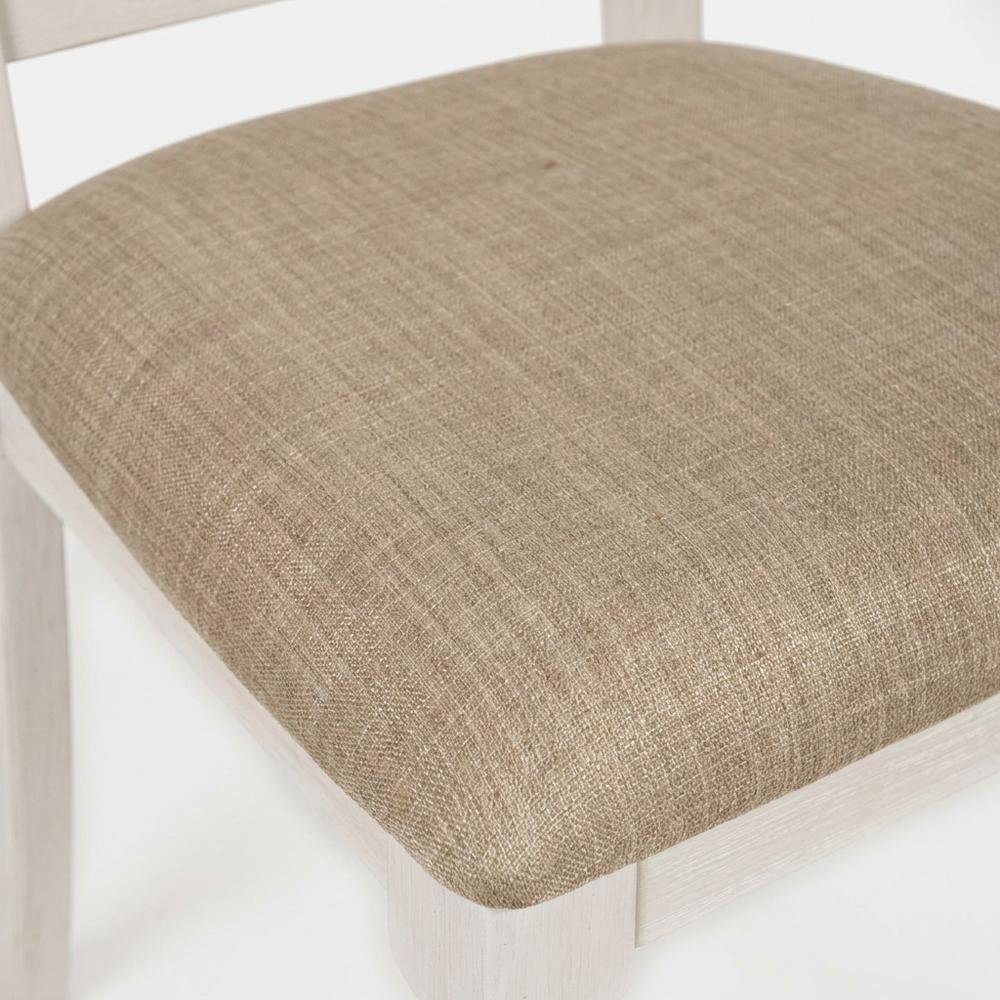 Upholstered Desk Chair with Wood Frame, Modern Accent Chair for Dining Room