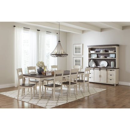 Madison County Reclaimed Pine 106" Farmhouse Nine-Piece Dining Set