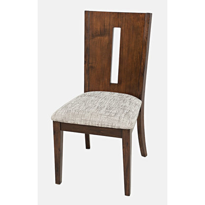 Urban Icon Contemporary 42" Round Five-Piece Dining Set with Upholstered Chairs