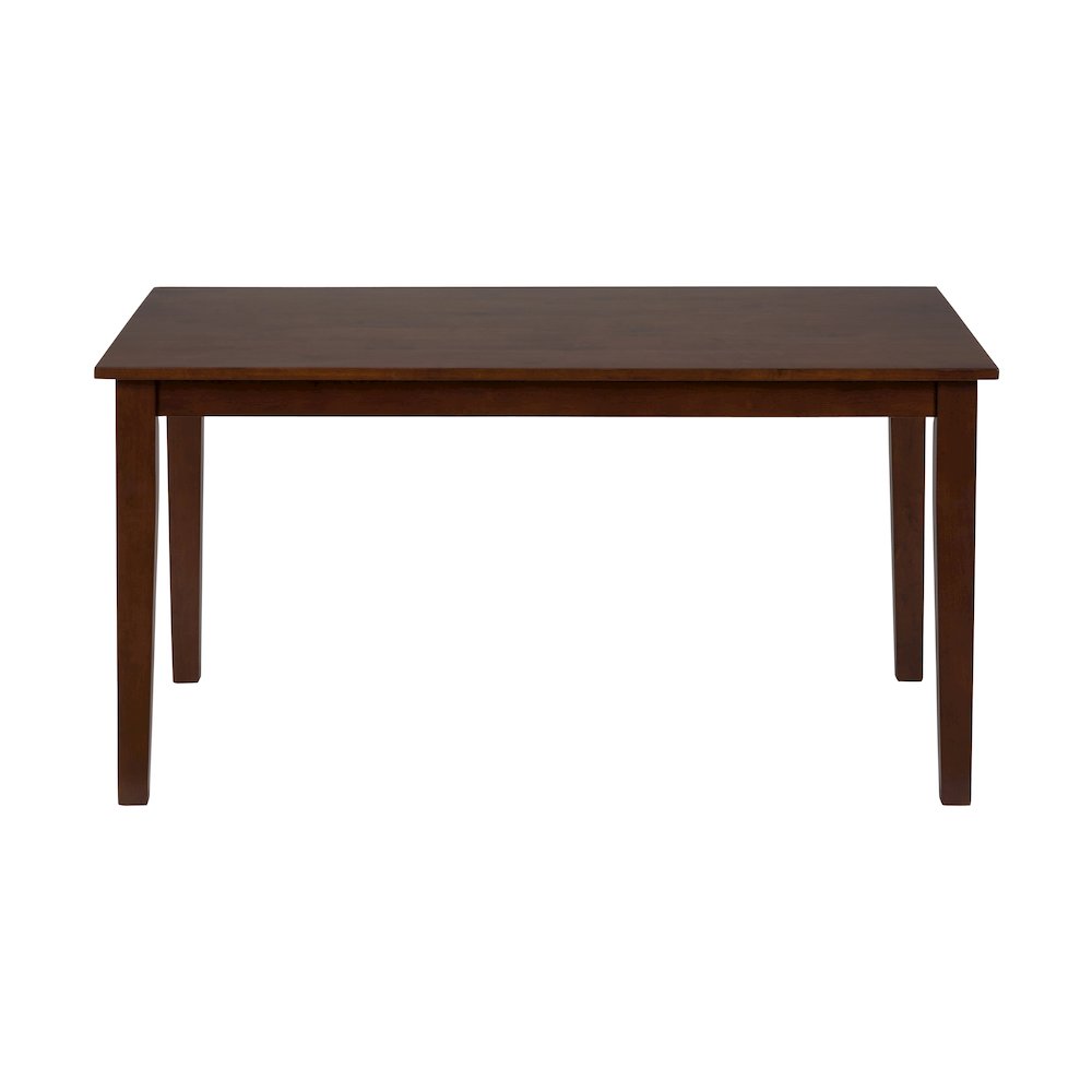 Simplicity Solid Wood Classic 60" Rectangle Dining Table