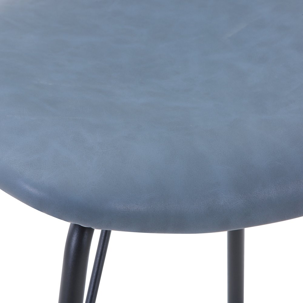 Contemporary Modern Faux Leather Split-Back Upholstered Dining Chair (Set of 2)