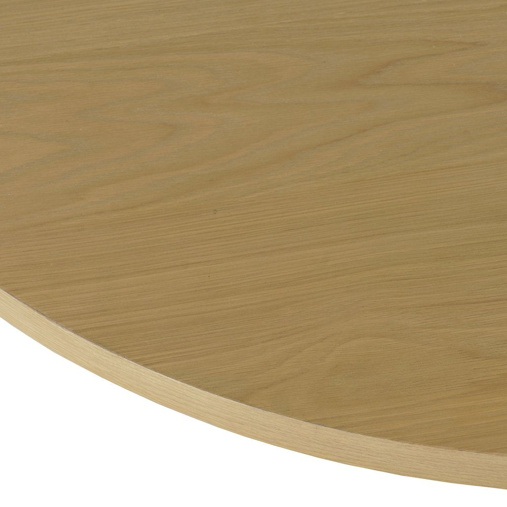 Auden 48" Round Counter Height Mid-Century Modern Fluted Pedestal Dining Table
