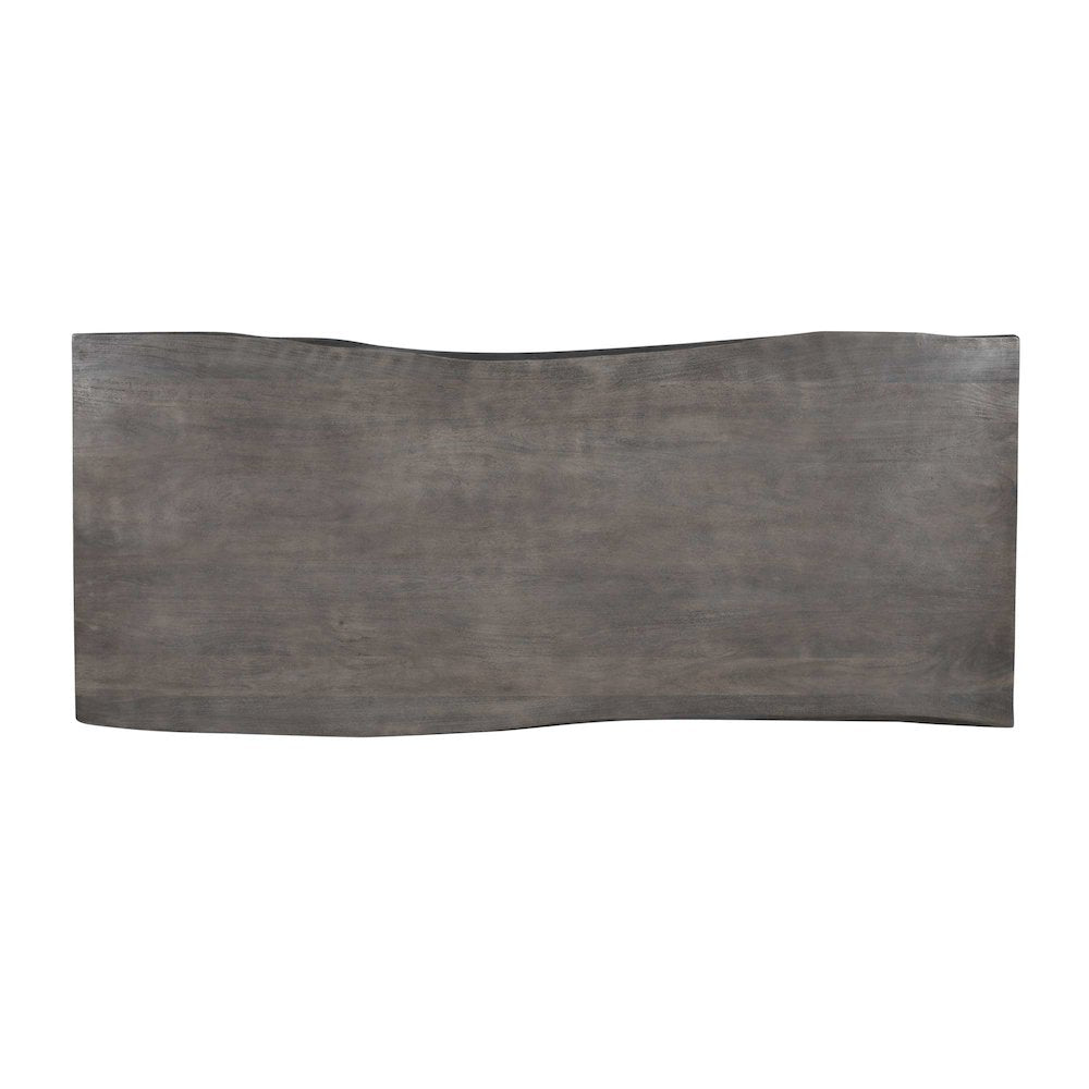 Nordic Ridge 94" Modern Rustic Solid Wood Live Edge Dining Table