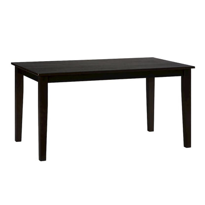 Simplicity Solid Wood Classic 60" Rectangle Dining Table