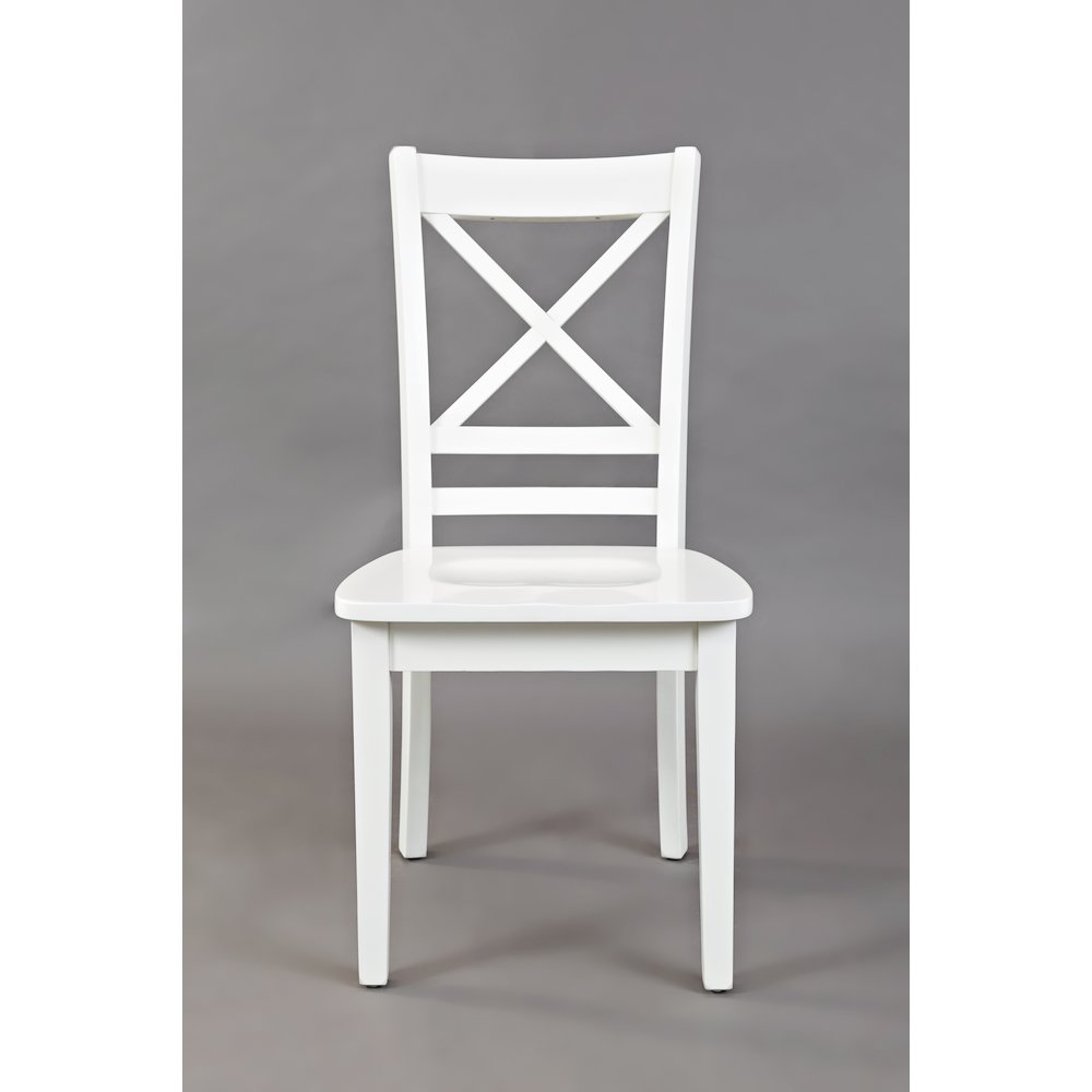 Simplicity Solid Wood Classic Cross-Back Dining Chair (Set of 2)