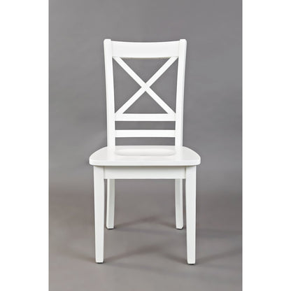 Simplicity Solid Wood Classic Cross-Back Dining Chair (Set of 2)