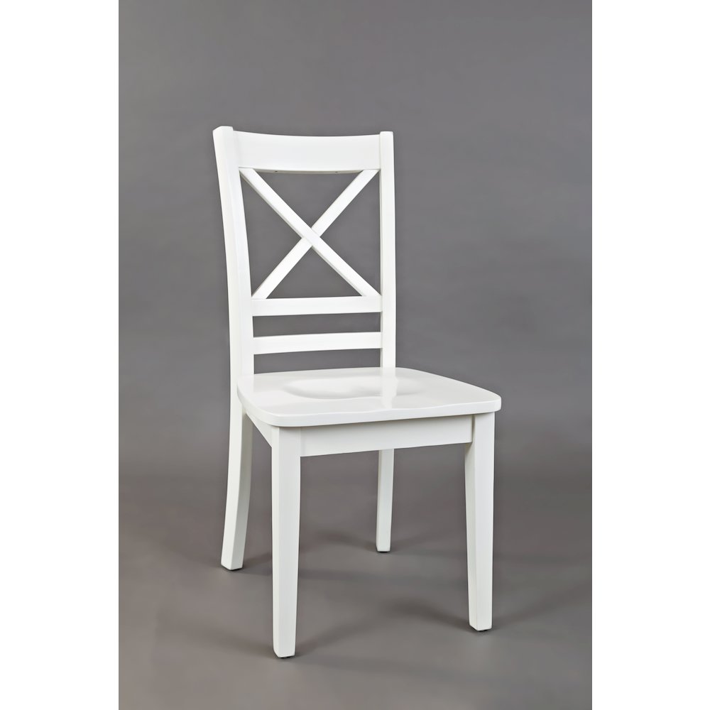 Simplicity Solid Wood Classic Cross-Back Dining Chair (Set of 2)