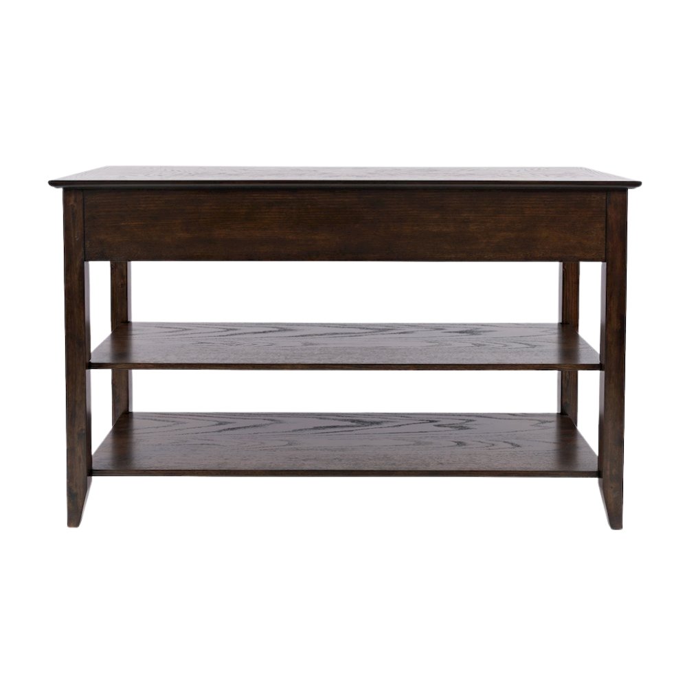 Brown Wooden Sofa Table with 2 Drawers – Elegant Entryway or Sofa Table