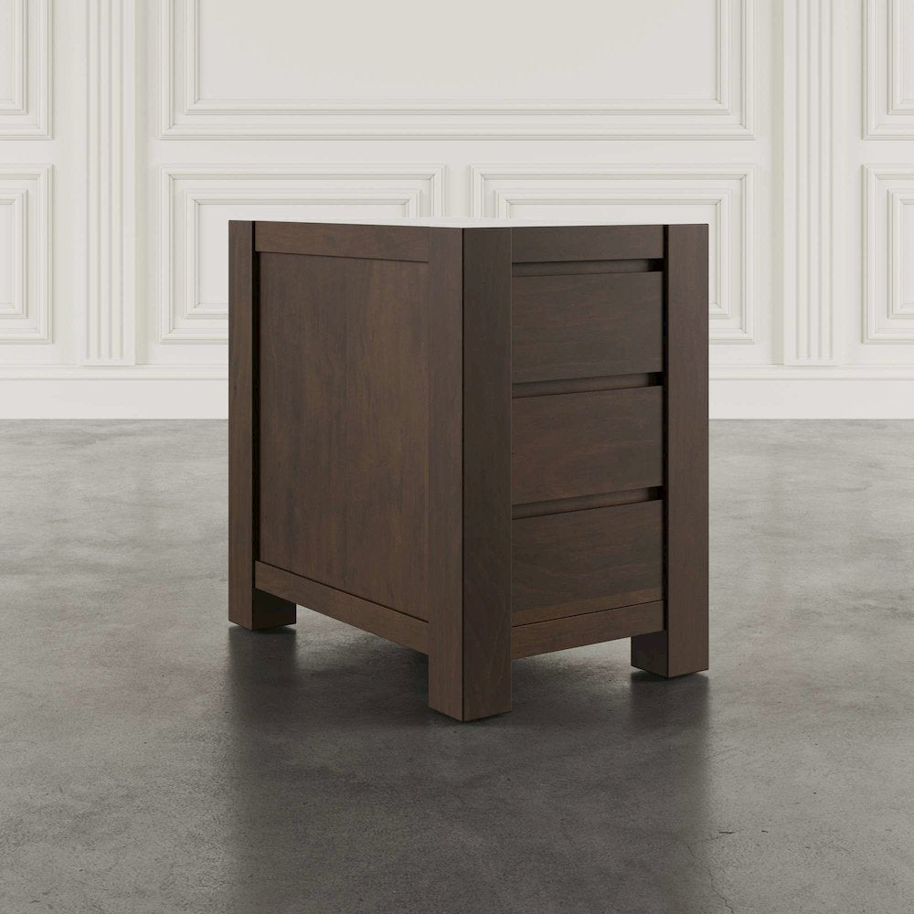 Brownstone 3-Pc Transitional Rectangular Coffee Table, End Tables Set