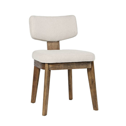 Percy 42" Contemporary 5-Pc Drop-Leaf Dining Set, Upholstered Chairs