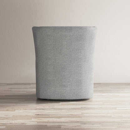 Bryson Transitional Upholstered Swivel Chair with Nailhead Trim