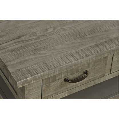 Telluride Rustic Farmhouse 3-Pc Living Room Coffee/End/USB Table Set