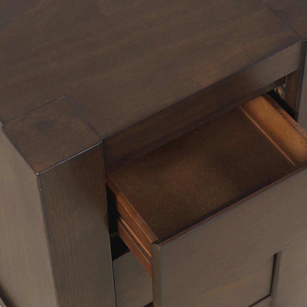 Brownstone 3-Pc Transitional Rectangular Coffee Table, End Tables Set