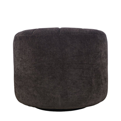 Grande Modern Barrel Swivel Upolstered Tufted Accent Chair