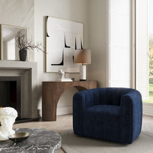 Grande Modern Barrel Swivel Upolstered Tufted Accent Chair