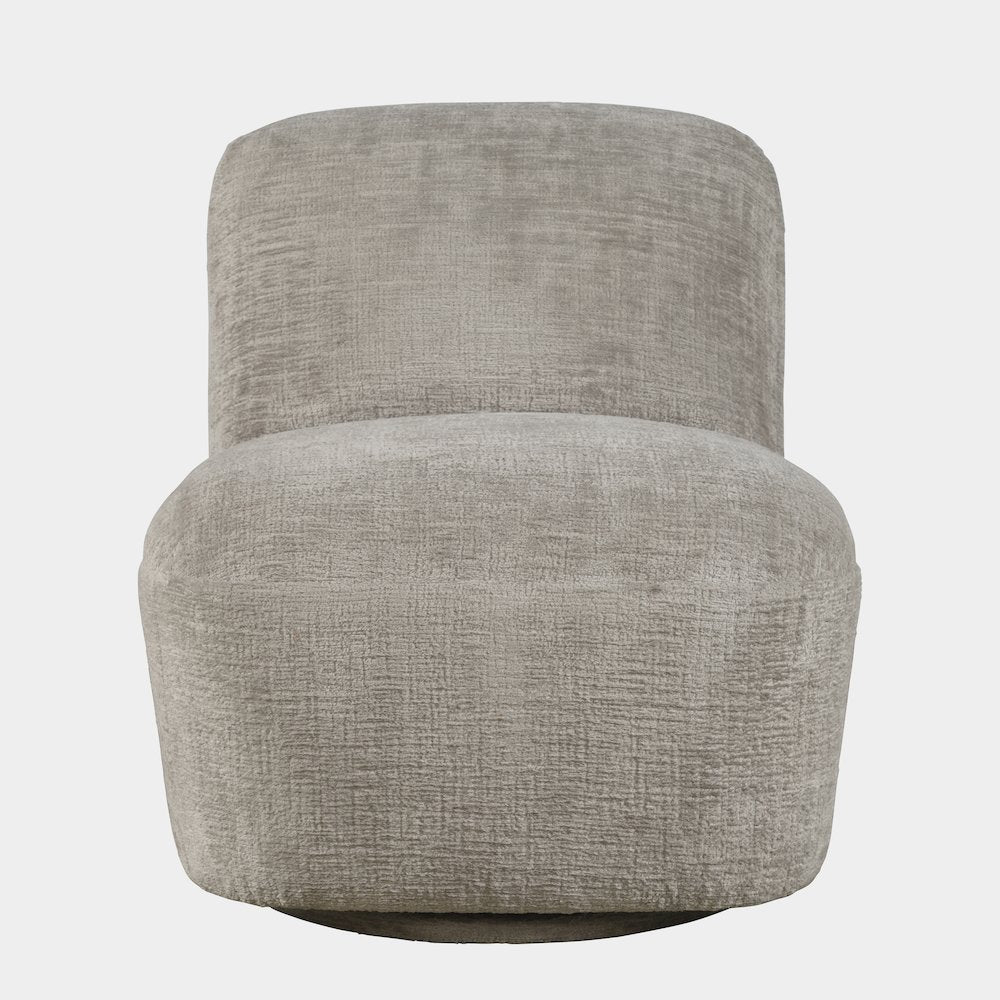 Josie Upholstered Contemporary Casual Swivel Accent Chair