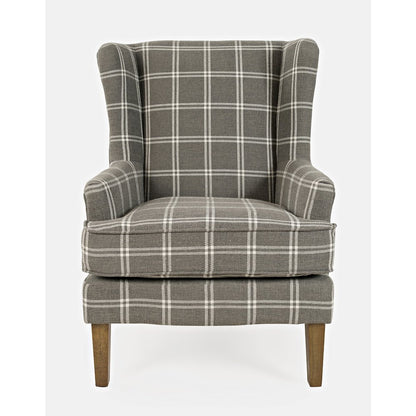 Lacroix Traditional Upholstered Wingback Accent Chair