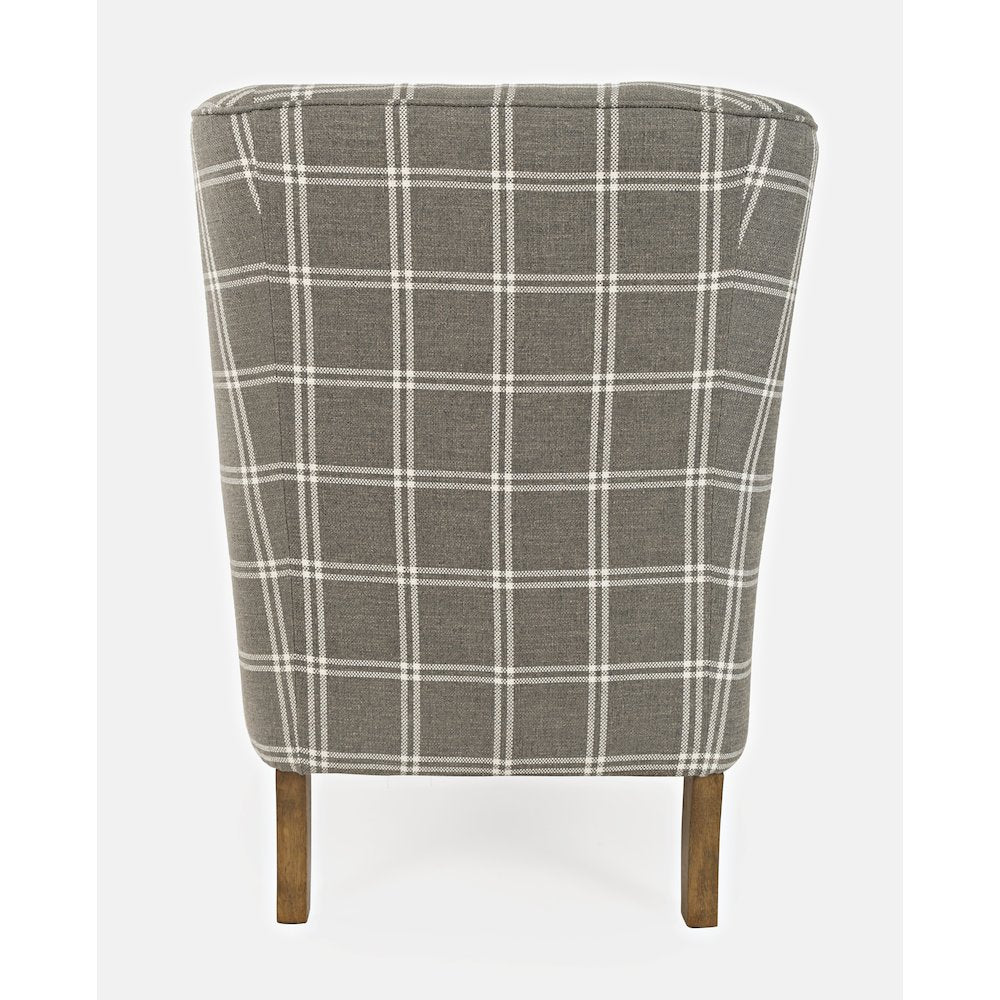 Lacroix Traditional Upholstered Wingback Accent Chair