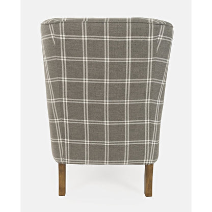 Lacroix Traditional Upholstered Wingback Accent Chair