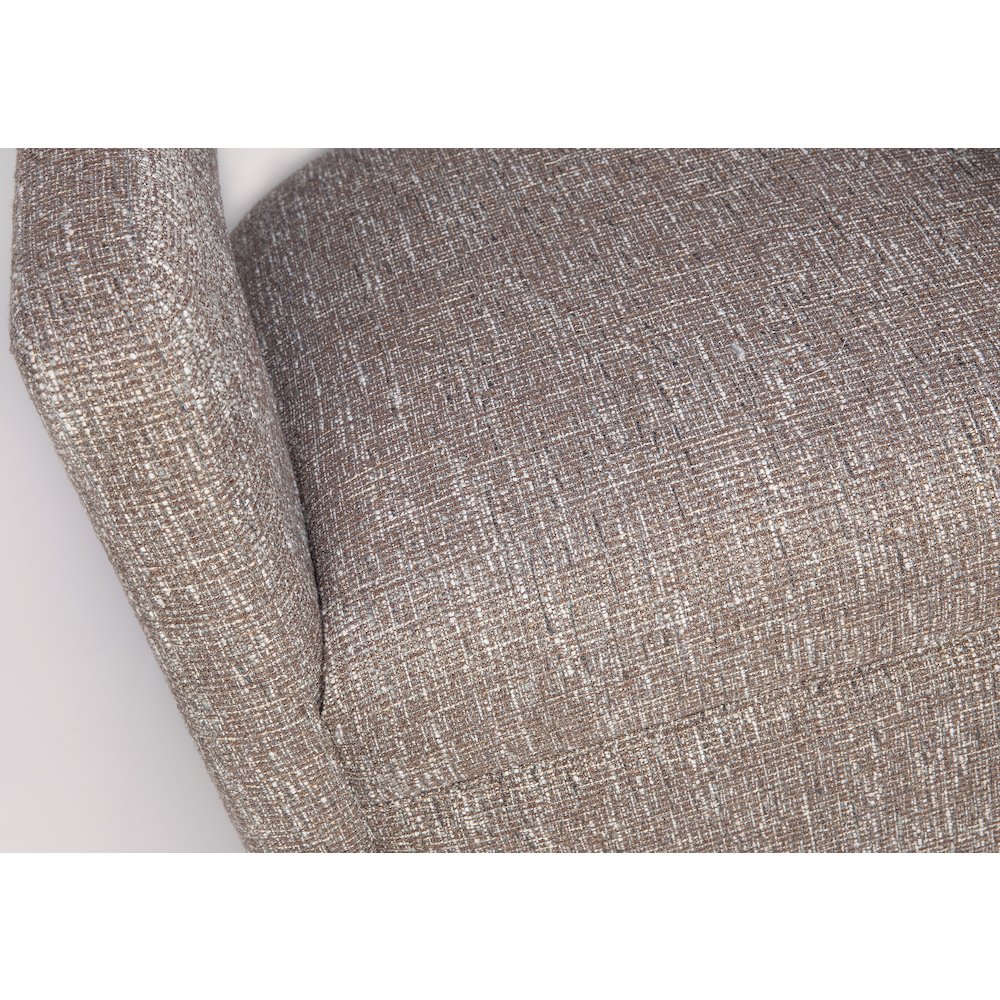 Lexy Modern Sculpted Curved Upholstered Swivel Accent Chair