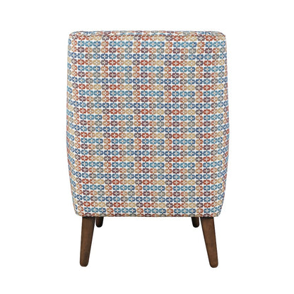 Nielsen Mid-Century Modern Upholstered Retro Geometric Fabric Accent Chair
