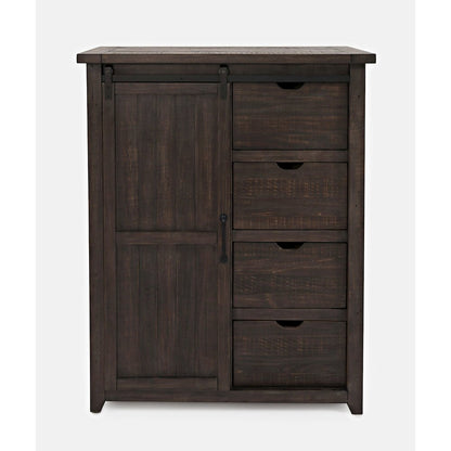 Madison County Rustic Reclaimed Pine Farmhouse Door Chest