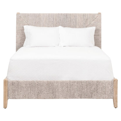 Woven Transitional Malay Cal King Bed