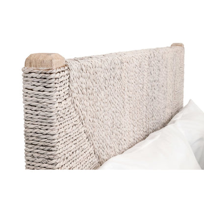 Woven Transitional Malay Cal King Bed