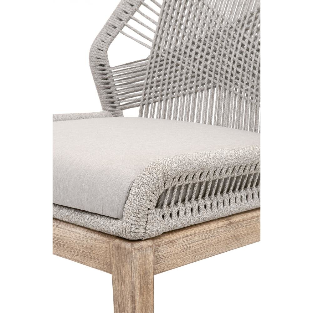 Gray Woven Chair Set – Accent Chairs Set of 2 for Lounge or Living Room