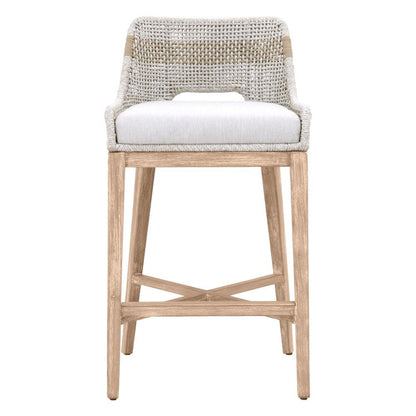 Gray Counter Height Bar Stool – Upholstered Kitchen Counter Chair