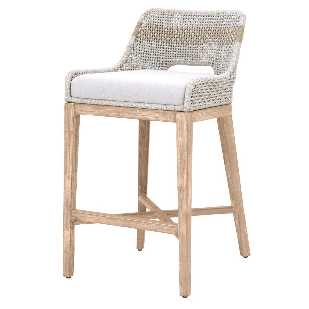 Gray Counter Height Bar Stool – Upholstered Kitchen Counter Chair