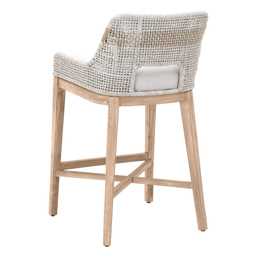 Gray Counter Height Bar Stool – Upholstered Kitchen Counter Chair