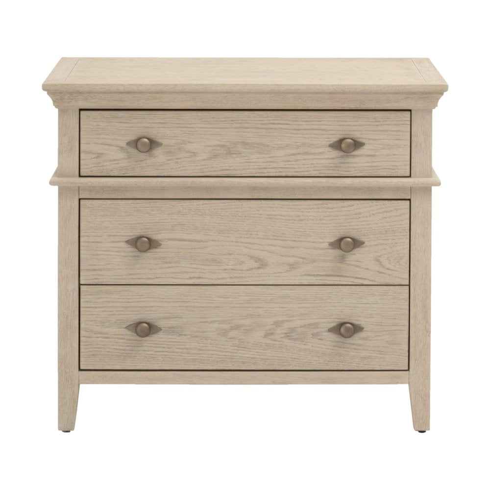 Oxford 3-Drawer Nightstand